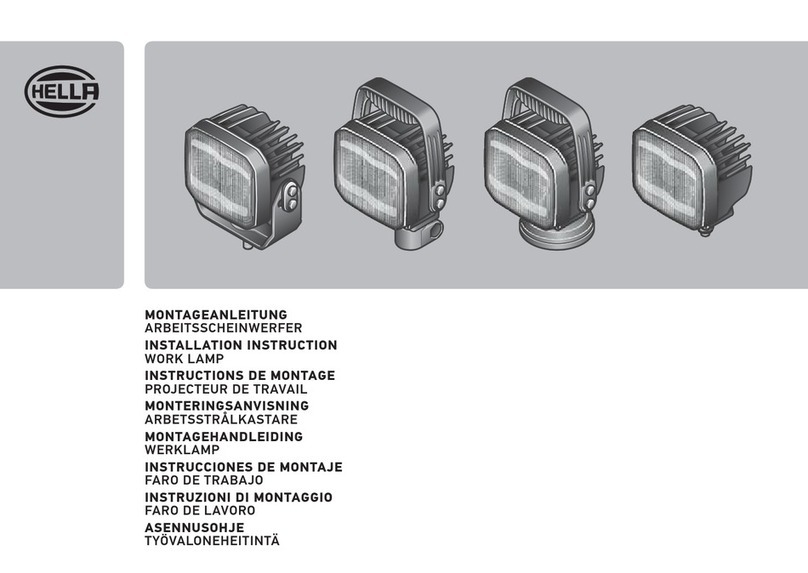 Hella 1GA 995 506 Series Installation instruction