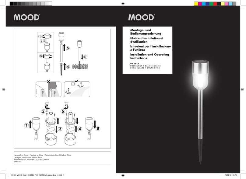 MOOD GRASSE SOL-CIL801 User manual