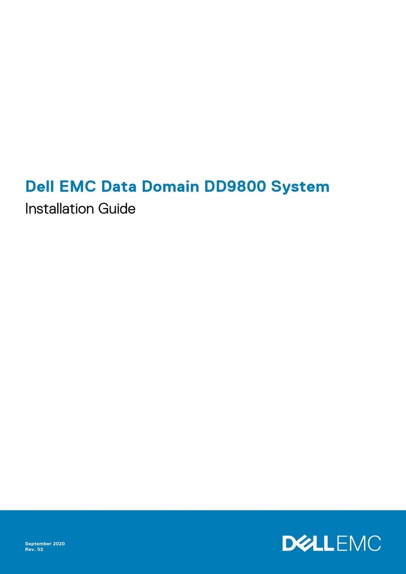 Dell EMC Data Domain DD9800 User manual