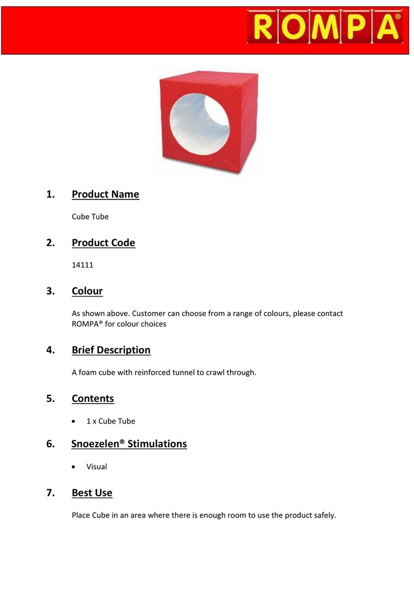 Rompa Cube Tube manual Rompa Cube Tube manual
