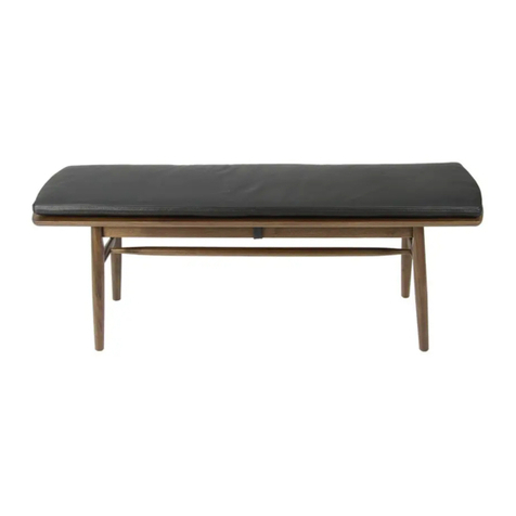 Matt Blatt HORSTEN DINING BENCH MBHORTDBBWA User manual Matt Blatt HORSTEN DINING BENCH MBHORTDBBWA User manual