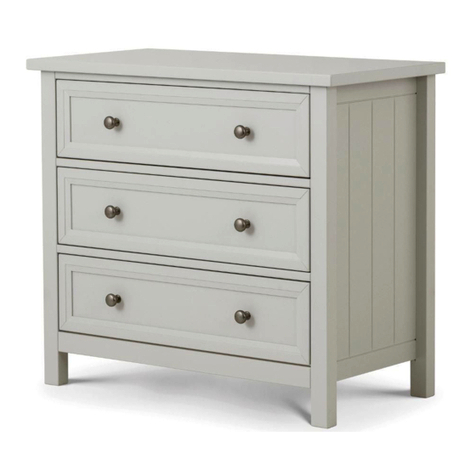 Happy Beds Maine 3 Drawer Chest User manual
