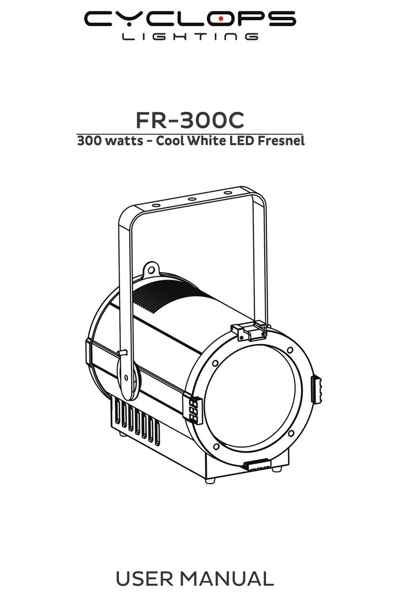 Cyclops Lighting FR-300C user manual