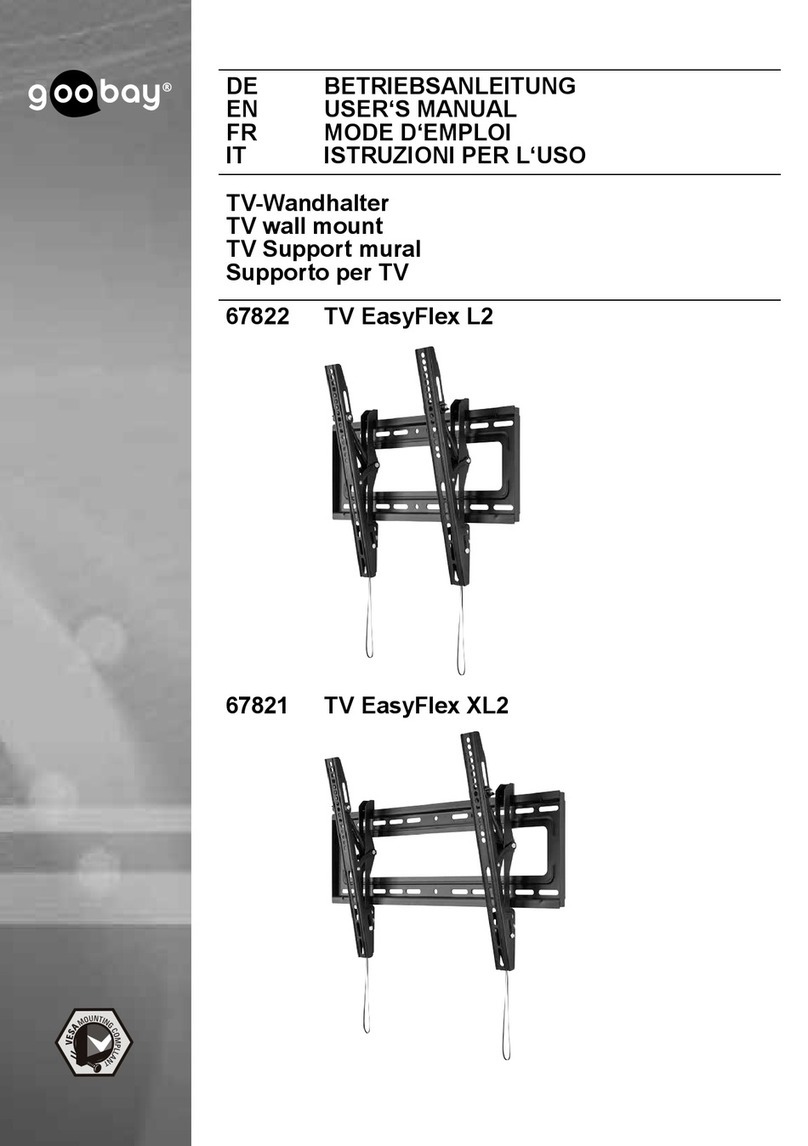 Goobay TV EasyFlex L2 user manual