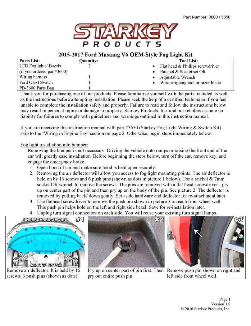 Starkey 3600 manual