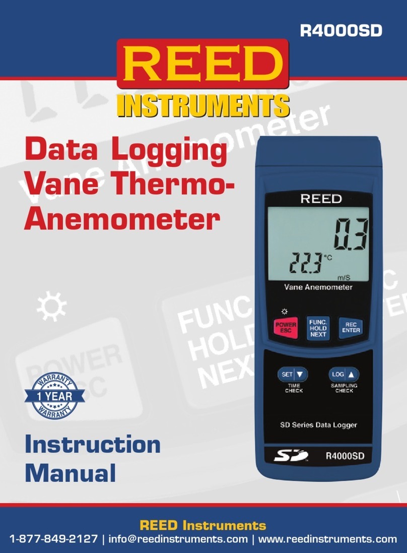 Reed Instruments R4000SD instruction manual
