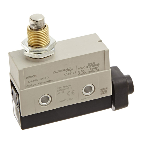 Omron D4MC-5000 User manual
