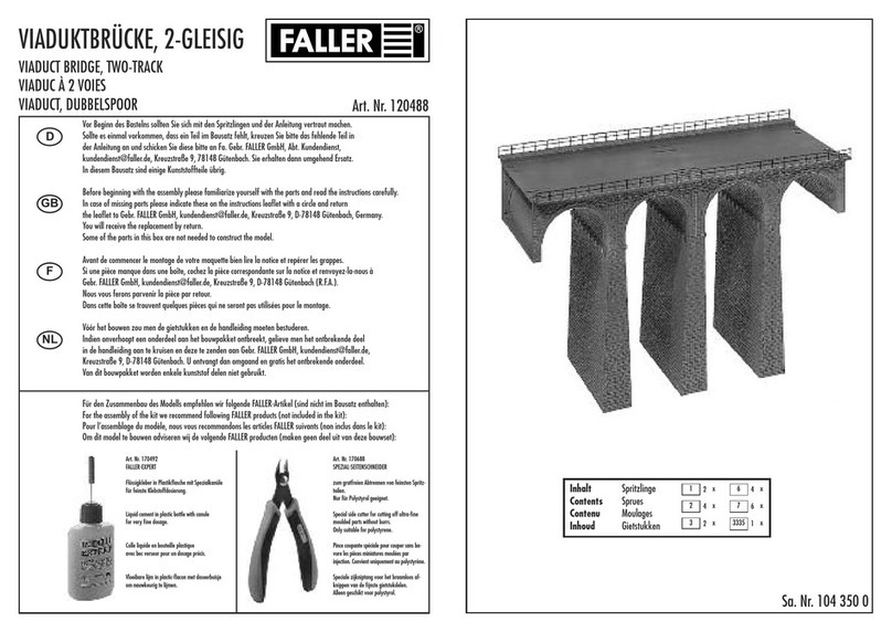 Faller 120488 User manual Faller 120488 User manual