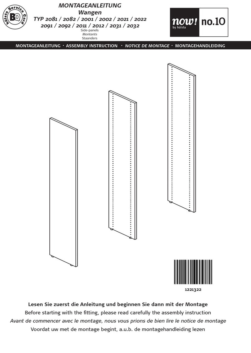 Hülsta now! 2081 User manual Hülsta now! 2081 User manual
