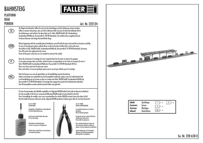 Faller PLATFORM User manual