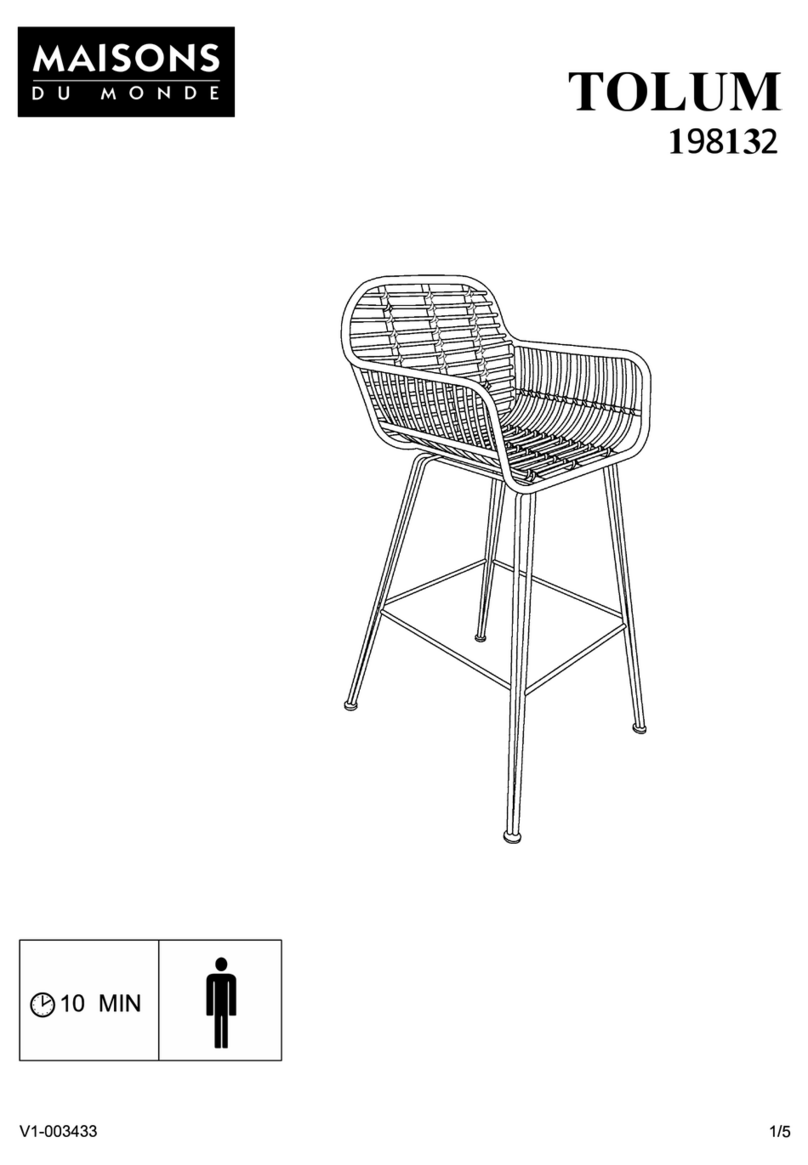 MAISONS DU MONDE TOLUM 198132 manual