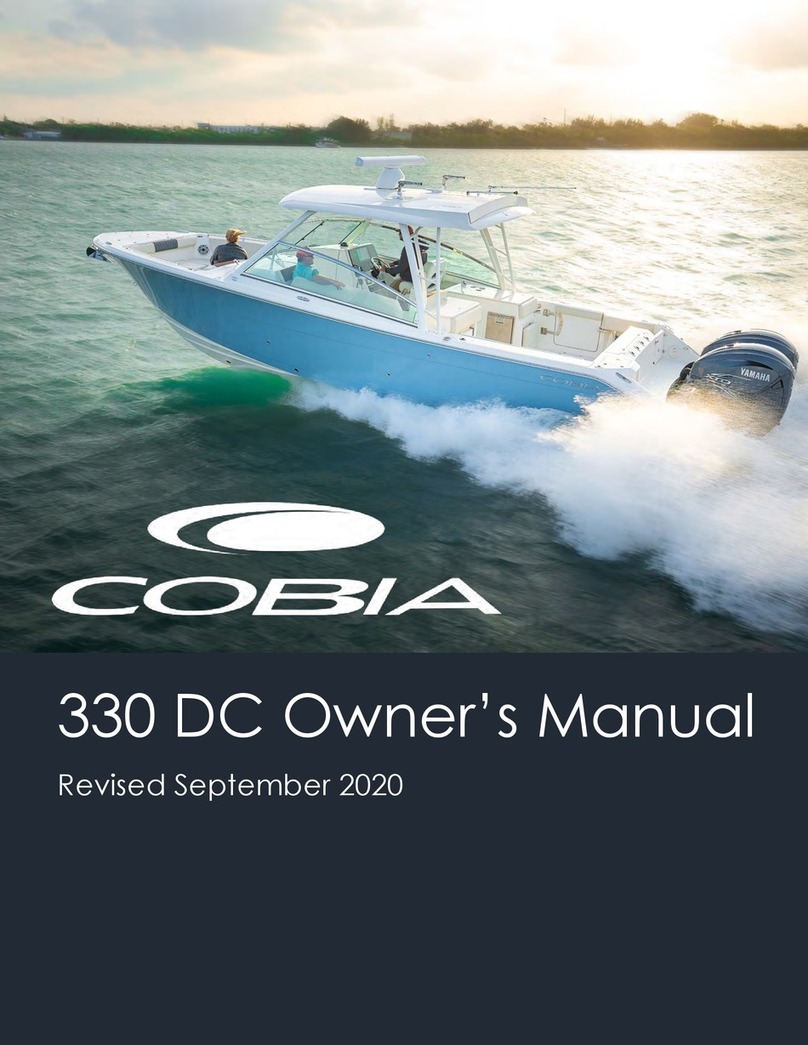 COBIA 330 DC owner's manual