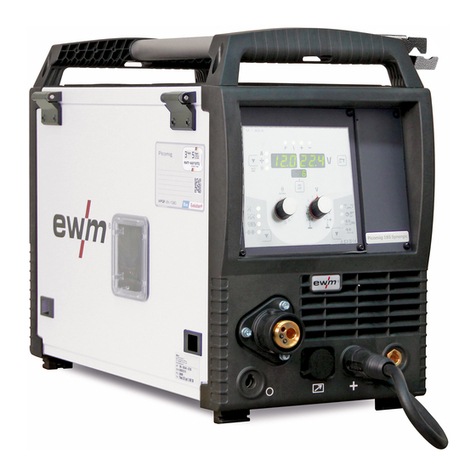 EWM Picomig 305 Synergic TKM operating instructions