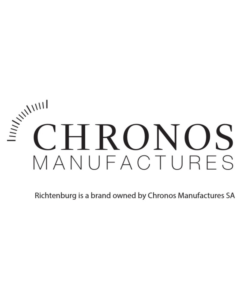 Chronos Manufactures Richtenburg R21000 Burbank instruction manual