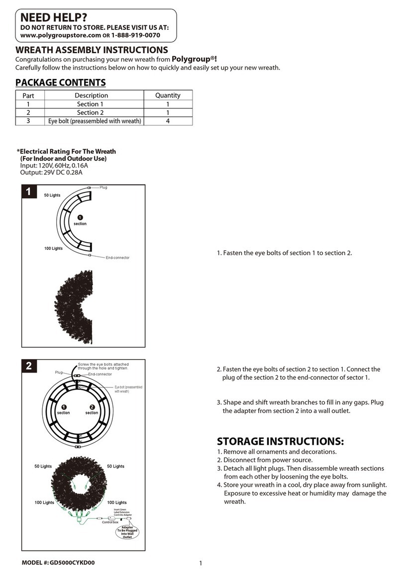 Polygroup GD5000CYKD00 User manual