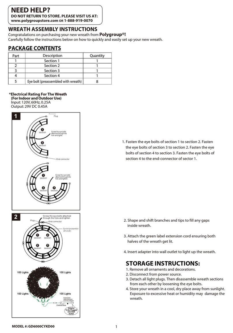 Polygroup GD6000CYKD00 User manual
