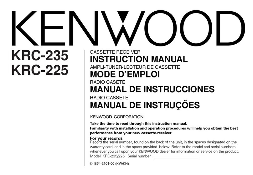 Kenwood KRC-235 User manual