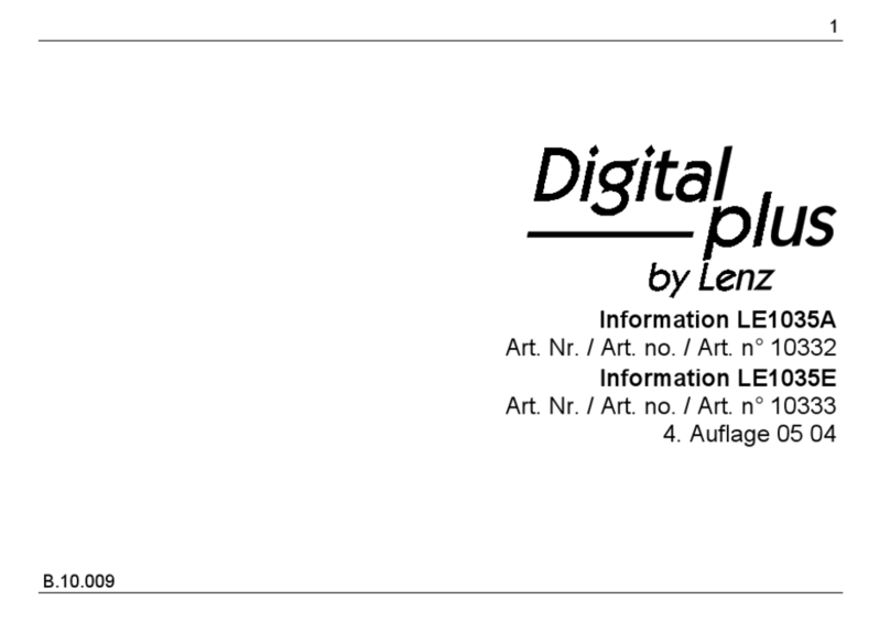 Lenz Digital plus LE1035A Information
