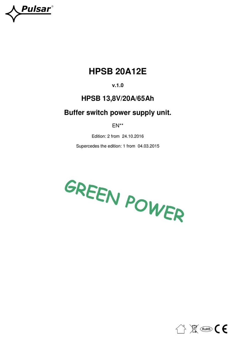 Pulsar HPSB 20A12E manual