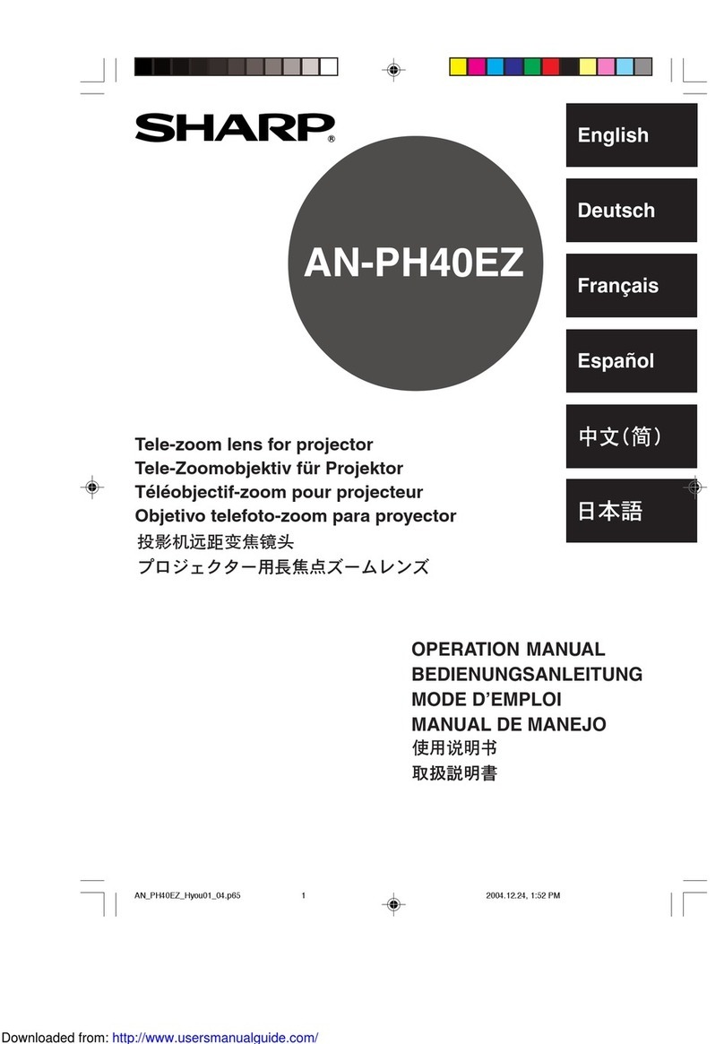 Sharp AN-PH40EZ User manual