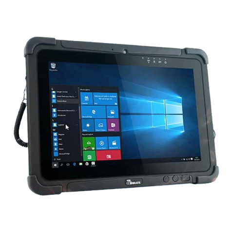 Winmate Front IP65 Display Series User manual