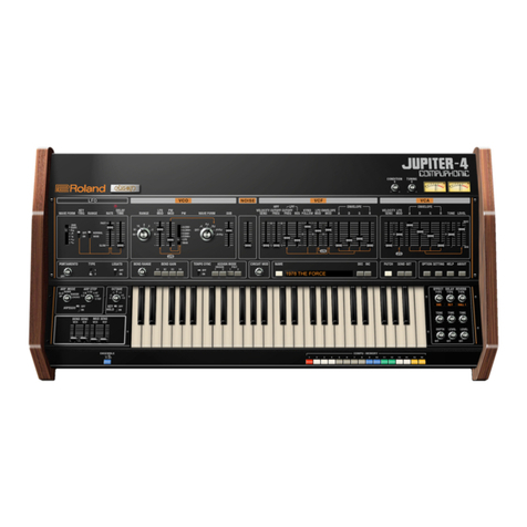 Roland JUPITER 4 User manual