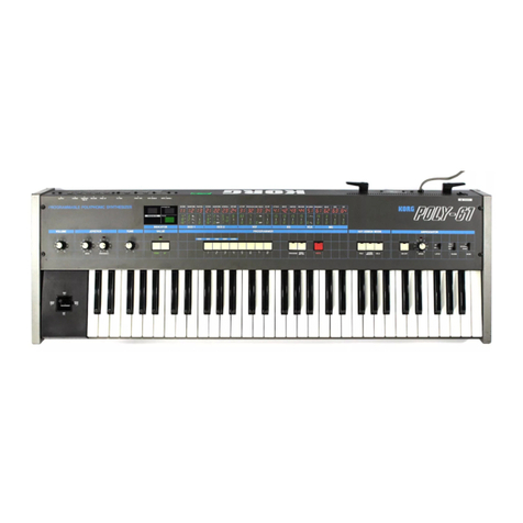 Korg POLY 61 instructions