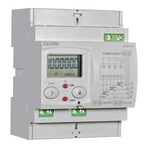 Circutor CEM-C31-T1 User manual