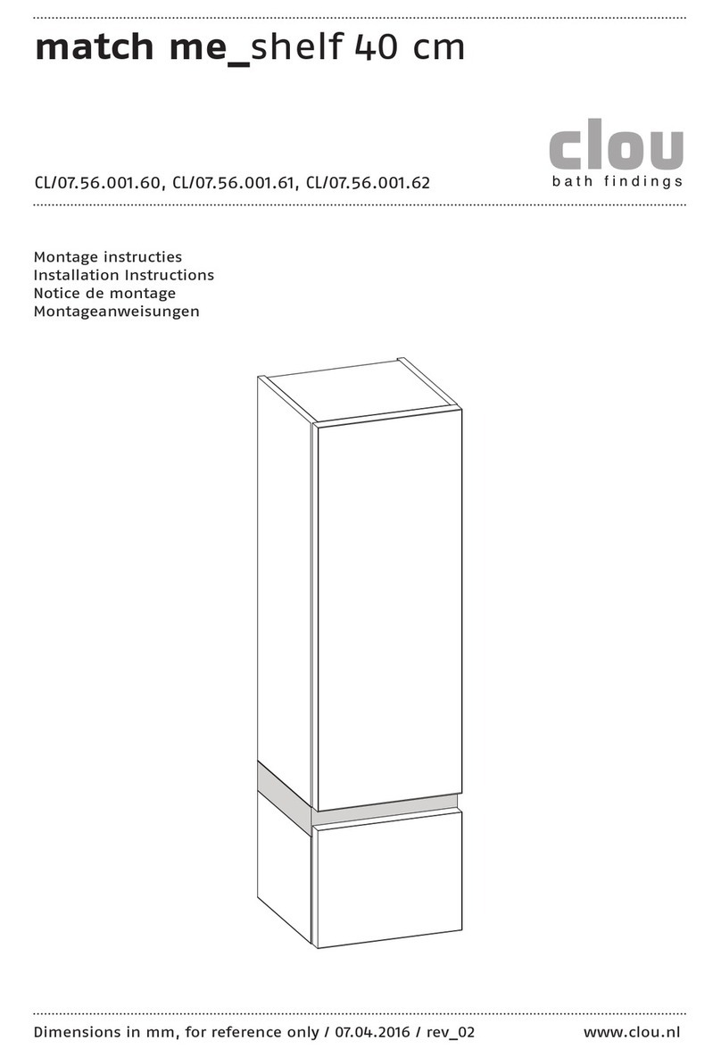 Clou match me CL/07.56.001.60 User manual