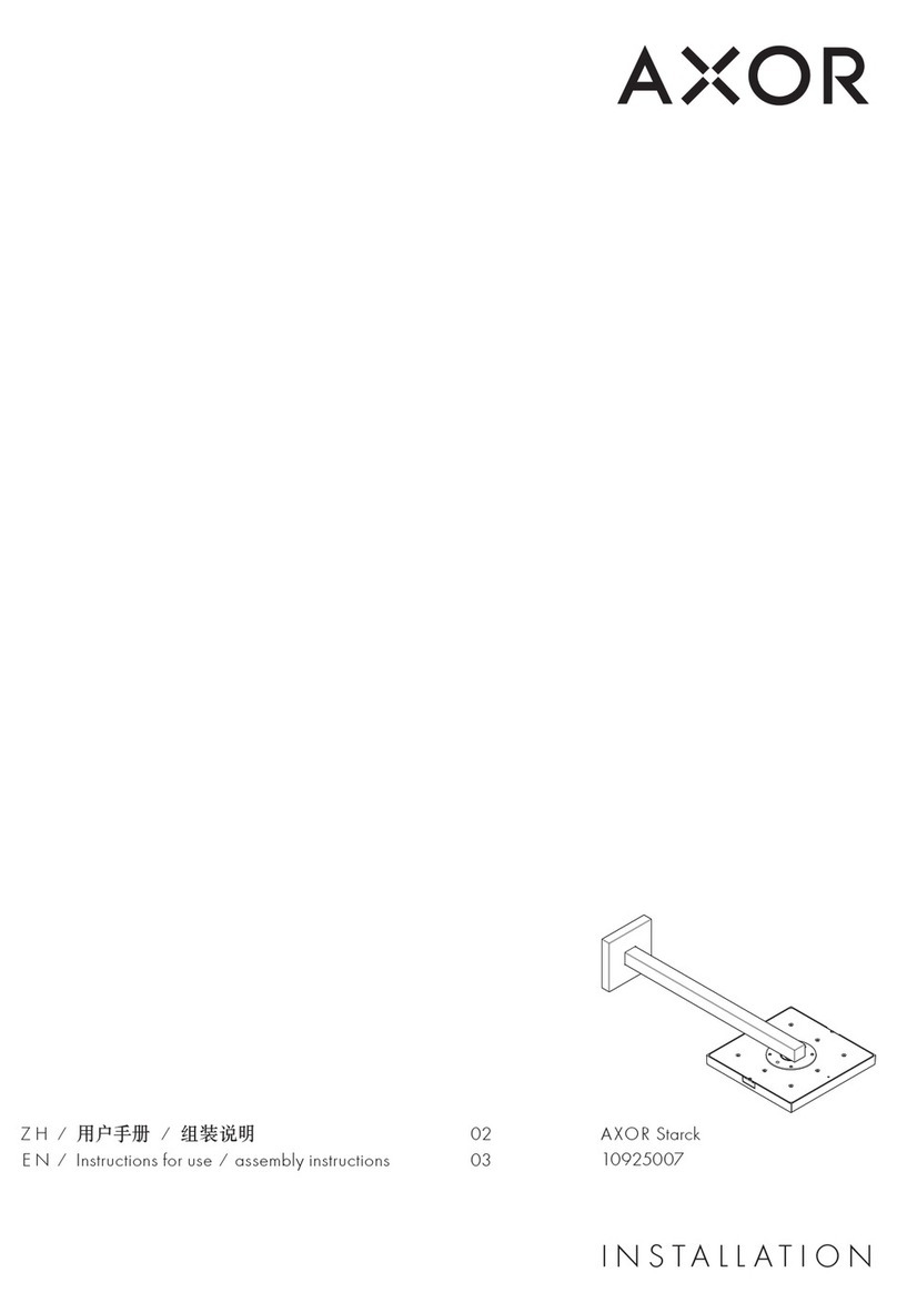 Axor Starck 10925007 Manual