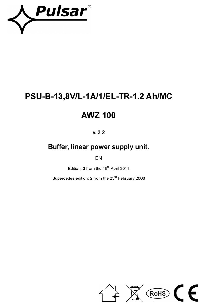 Pulsar AWZ 100 User manual