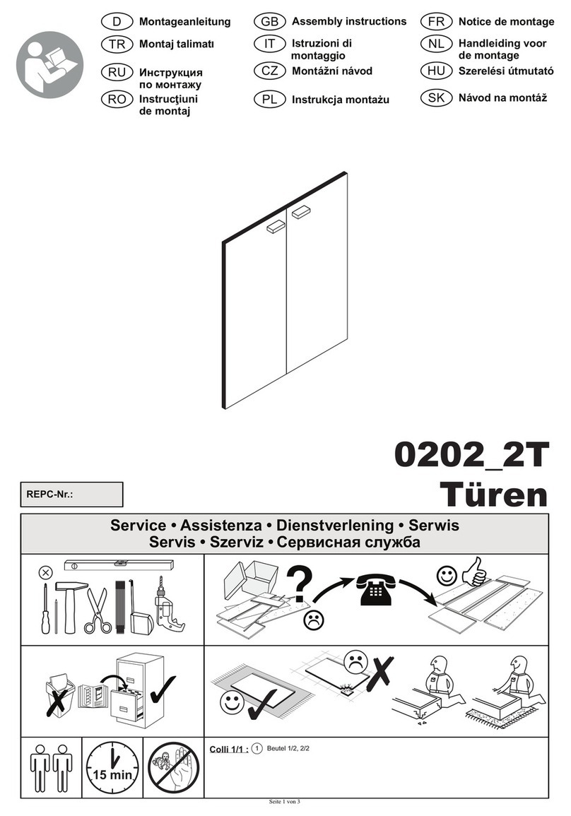 Mäusbacher Mio 0202 2T Assembly instructions Mäusbacher Mio 0202 2T Assembly instructions