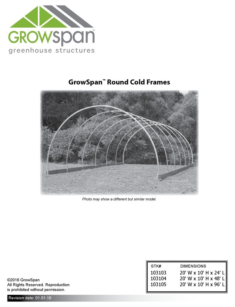 GrowSpan 103103 manual