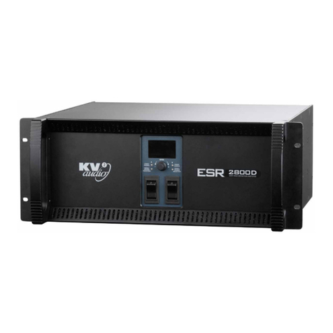 KV2 Audio ESR2800D User manual