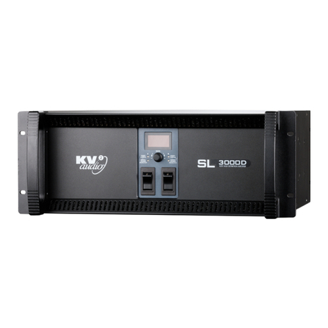 KV2 Audio SL3000D User manual