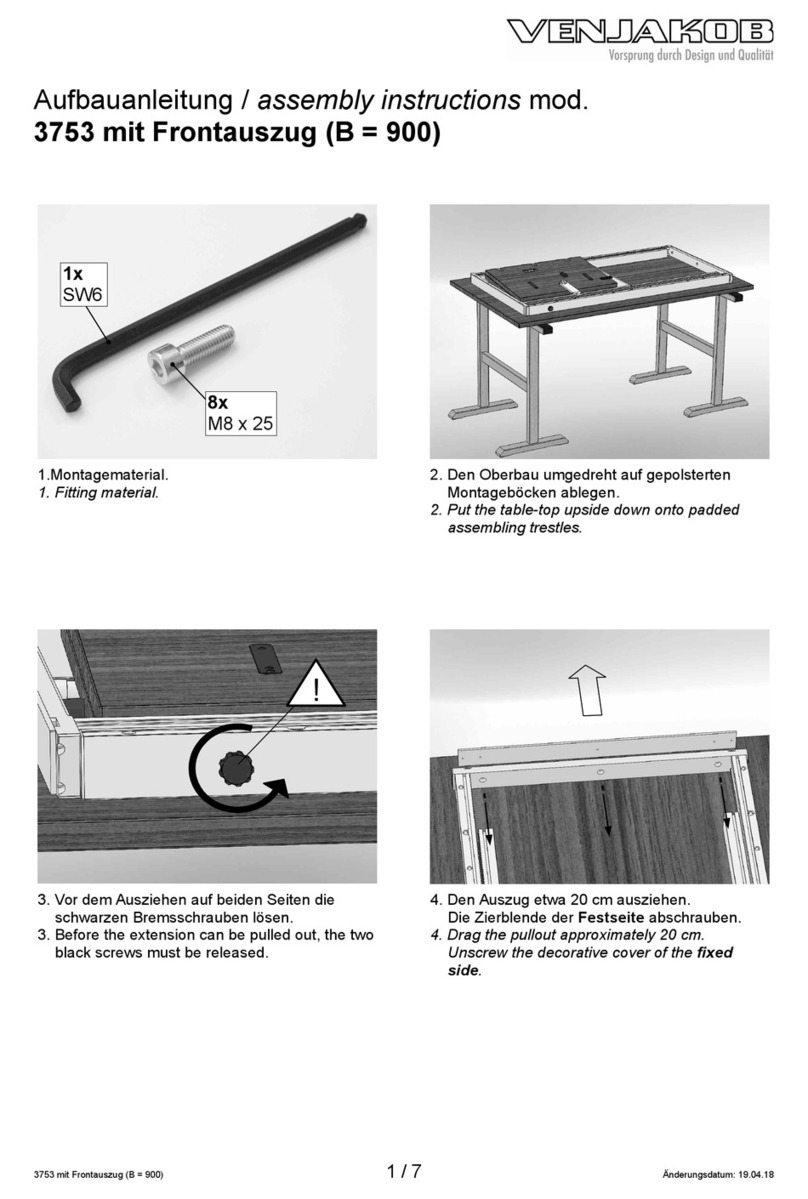 Venjakob 3753 Assembly instructions