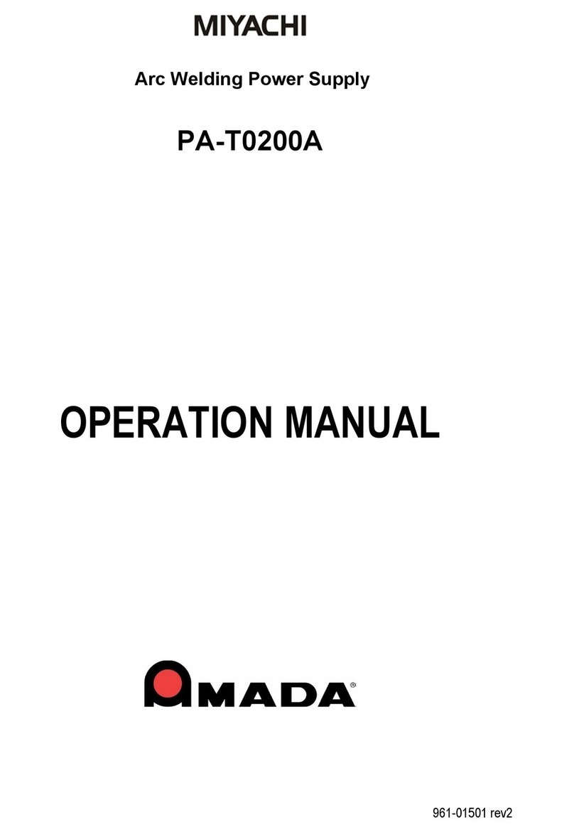 Amada Miyachi PA-T0200A User manual