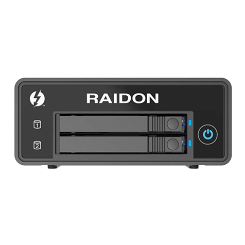 Stardom Raidon GT2660-TB3 user manual