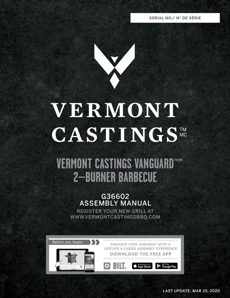 Vermont Castings VANGUARD G36602 User manual Vermont Castings VANGUARD G36602 User manual