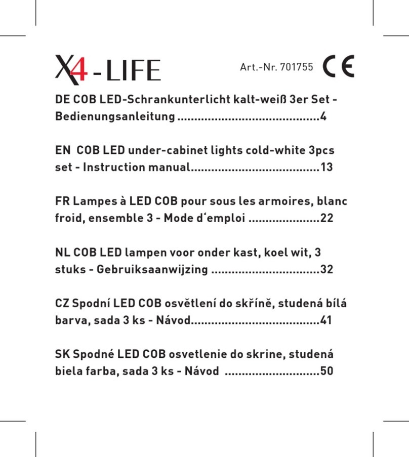 X4-Life 701755 instruction manual