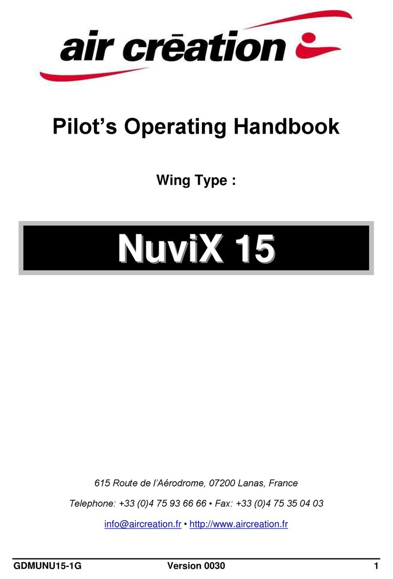 Air Creation NuviX 15 Pilot operating handbook