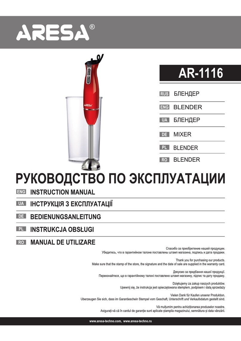 ARESA AR-1116 instruction manual