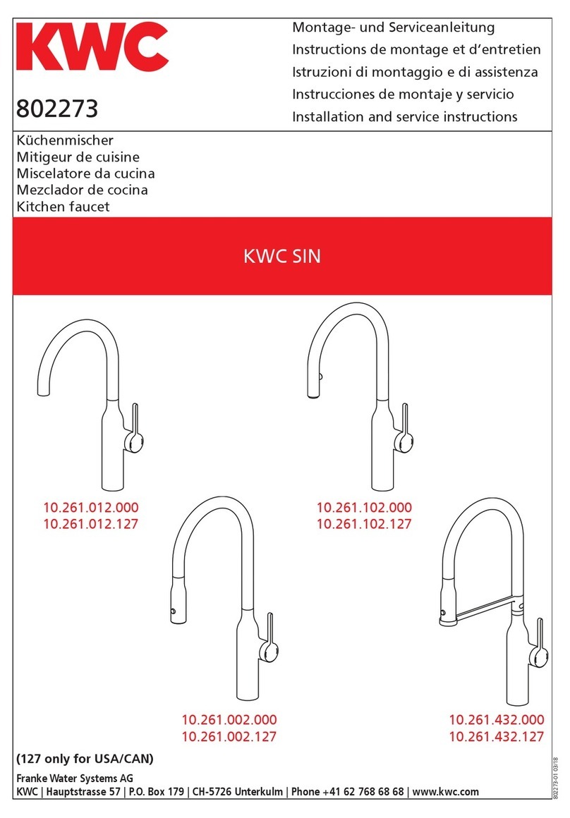 KWC SIN 10.261.012.000 Quick guide