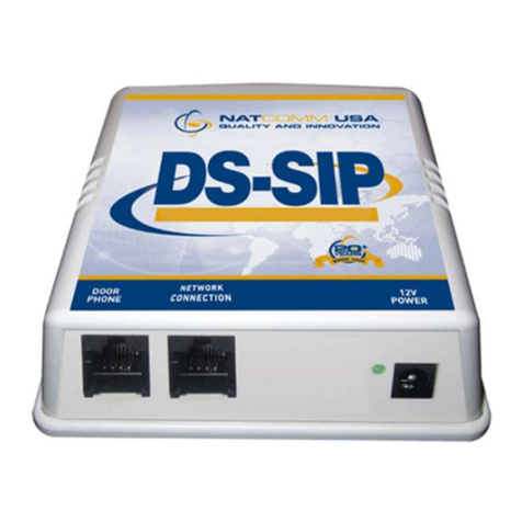 NatComm DS-SIP user guide