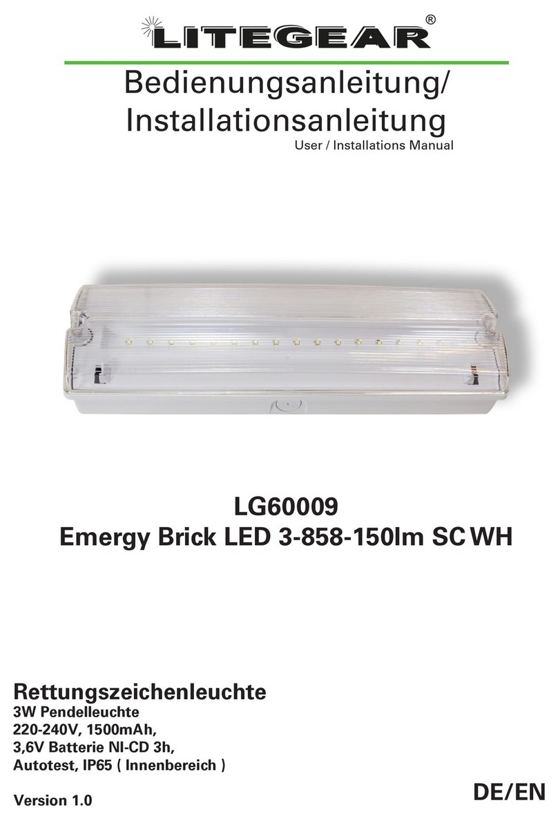 LiteGear LG60009 installation manual