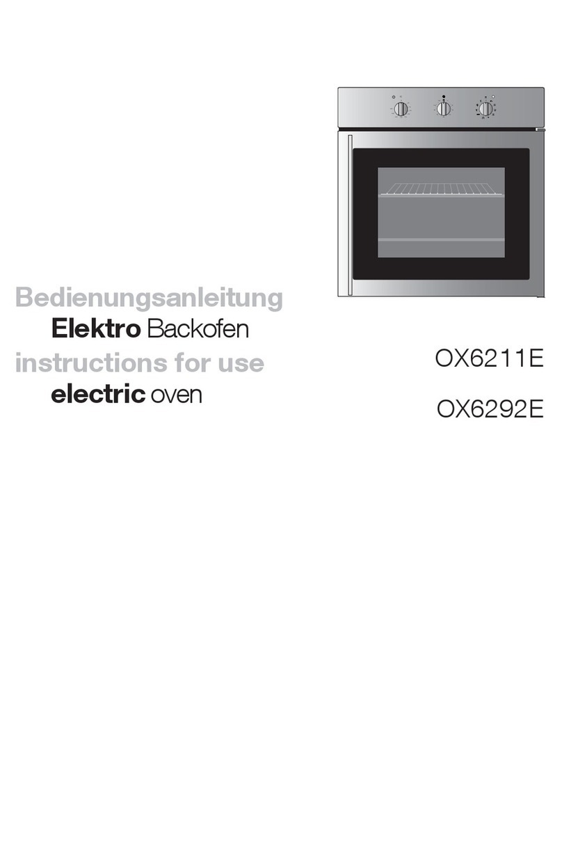 Atag OX6211E User manual