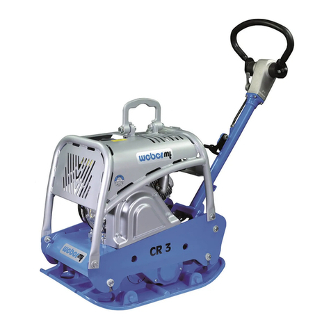 Weber mt CR 3-II Hd Operating and maintenance manual Weber mt CR 3-II Hd Operating and maintenance manual