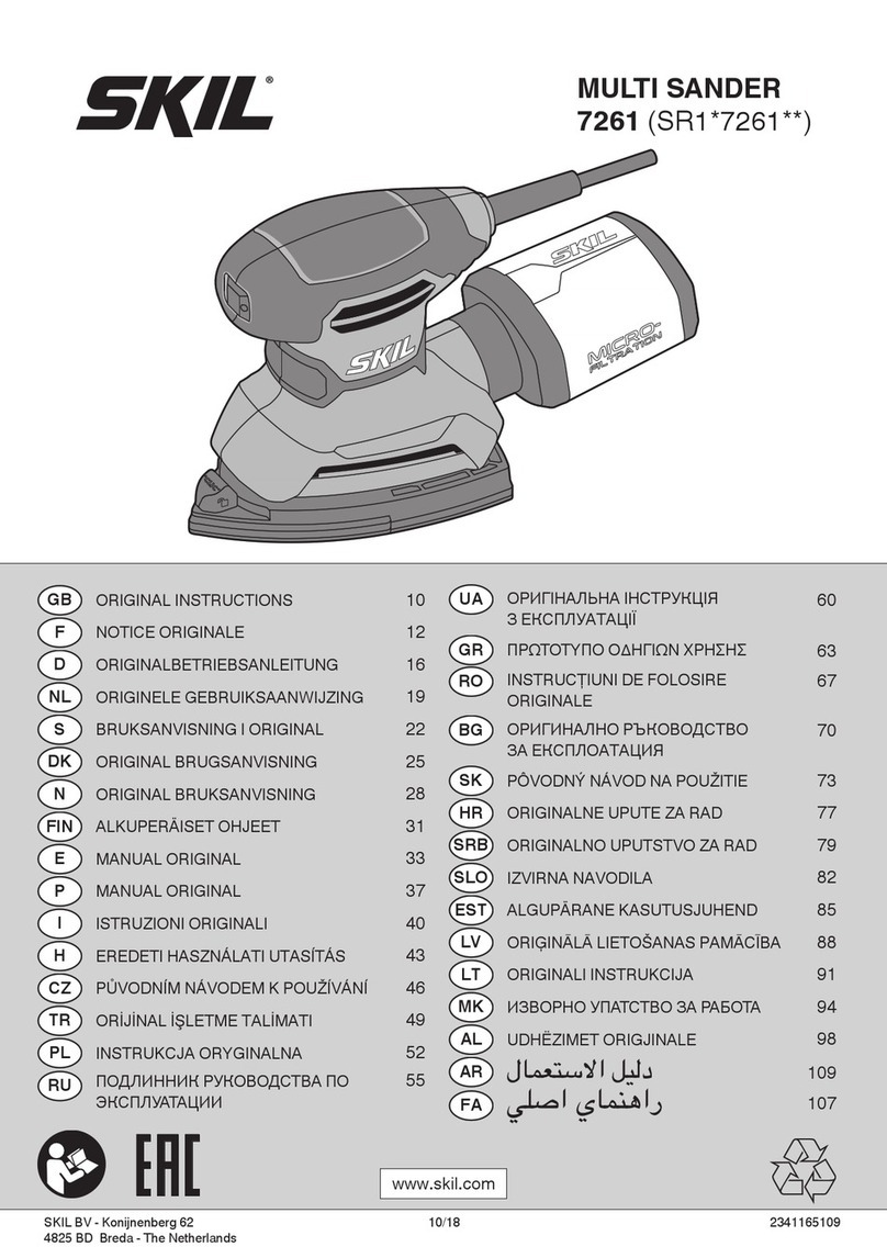 Skil 7261 User manual