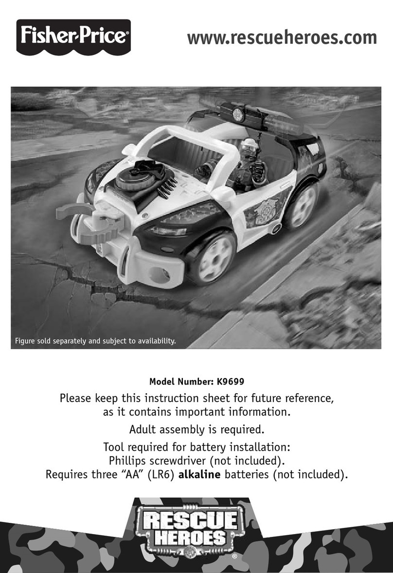Fisher-Price RESCUE HEROES K9699 manual