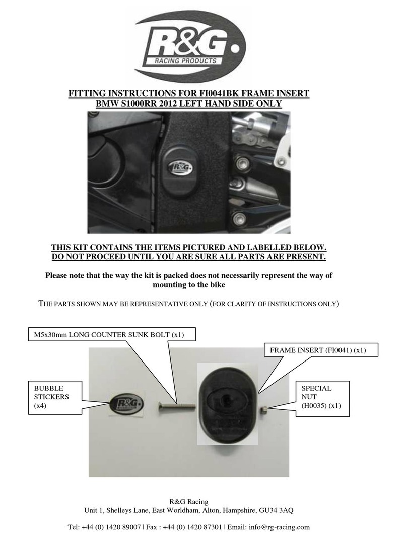 R&G FI0041BK User manual